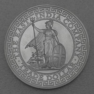 Silbermünze 1oz "British Trade Dollar" 2018 Trade Dollar (St. Helena) - Miniaturansicht 1