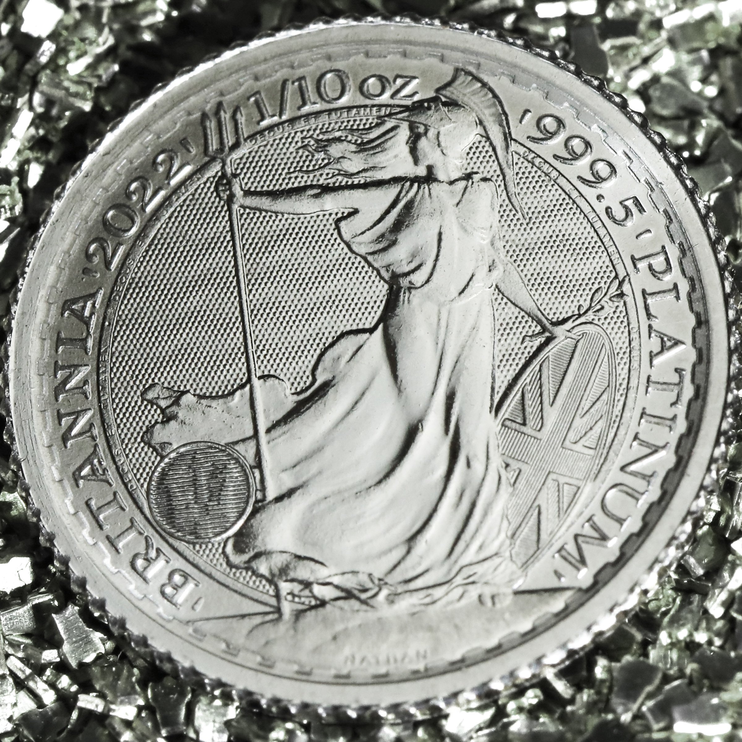 Platinmünze 1/10oz "Britannia" 2022 Elizabeth II. (Großbritannien) - Detailansicht 4