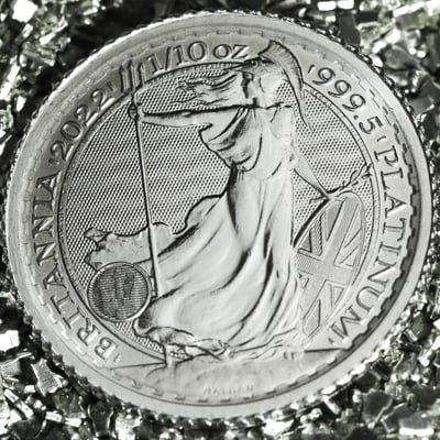 Platinmünze 1/10oz "Britannia" 2022 Elizabeth II. (Großbritannien) - Miniaturansicht 5
