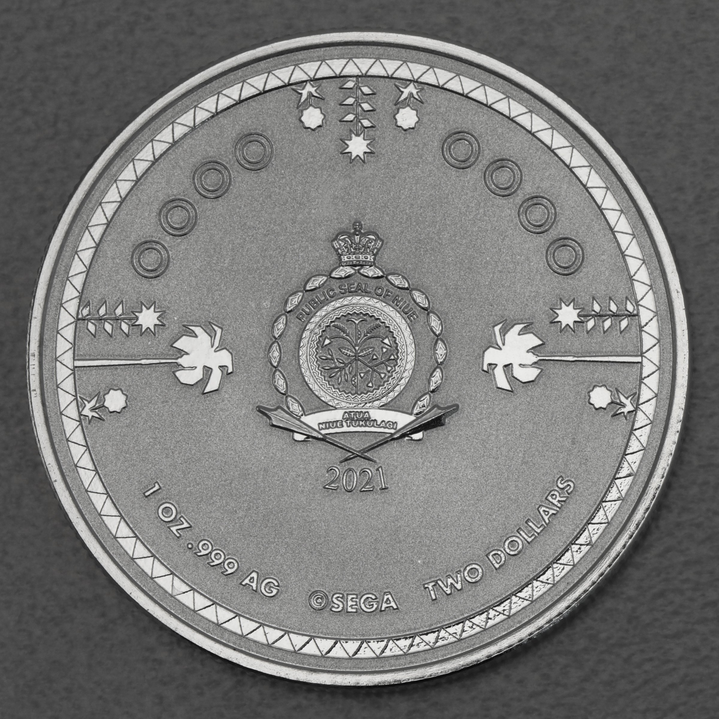 Silbermünze 1oz "Tails" 2021 (koloriert) Sonic the Hedgehog 30th Anniversary (Niue) - Detailansicht 1