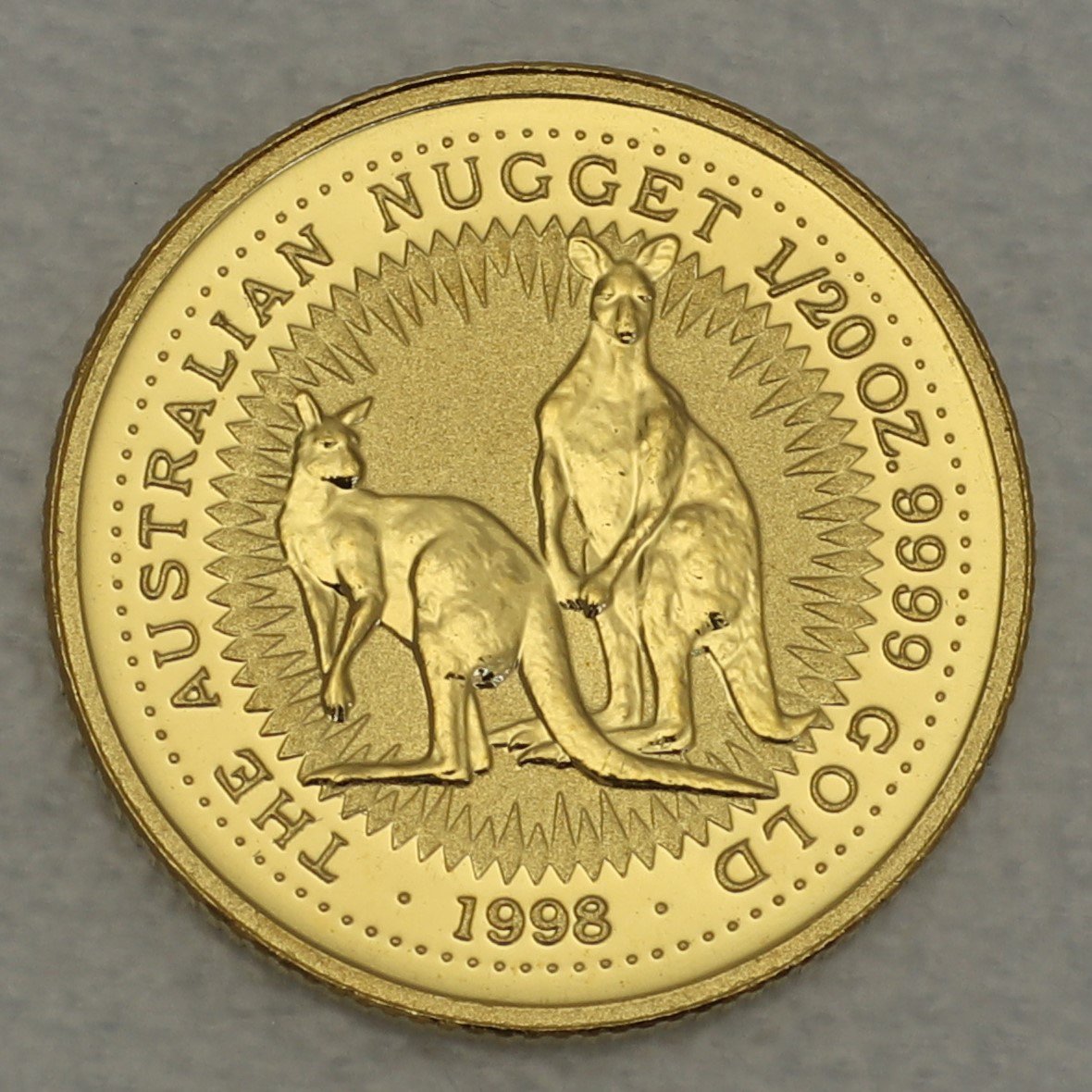 Goldmünze 1/20oz "Känguru" 1998 Australian Nugget (Australien) - Hauptansicht