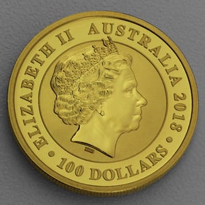 Goldmünze 1oz "Schwan" 2018 Australian Gold Swan (Australien) - Miniaturansicht 2
