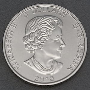 Silbermünze 1oz "Wolf" 2018 Predator (Kanada) - Miniaturansicht 2