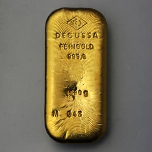 Goldbarren 1000g DEGUSSA (alte Form) - Miniaturansicht 2