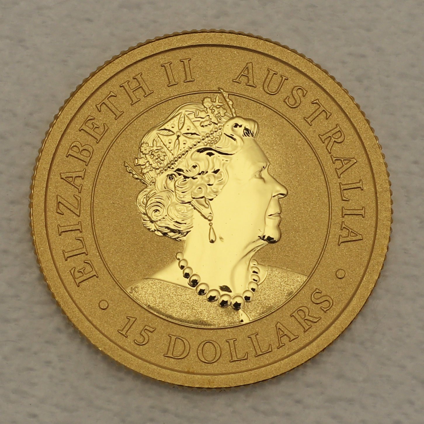 Goldmünze 1/10oz "Kookaburra" 1990 (Australien) - Detailansicht 1