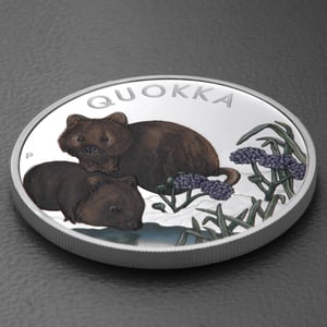 Silbermünze 1oz "Quokka" 2023 (PP/koloriert) (Australien) - Miniaturansicht 3