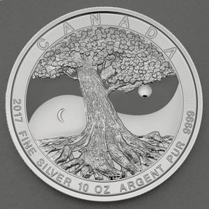 Silbermünze 10oz "Tree of Life" 2017 (Kanada) - Hauptansicht