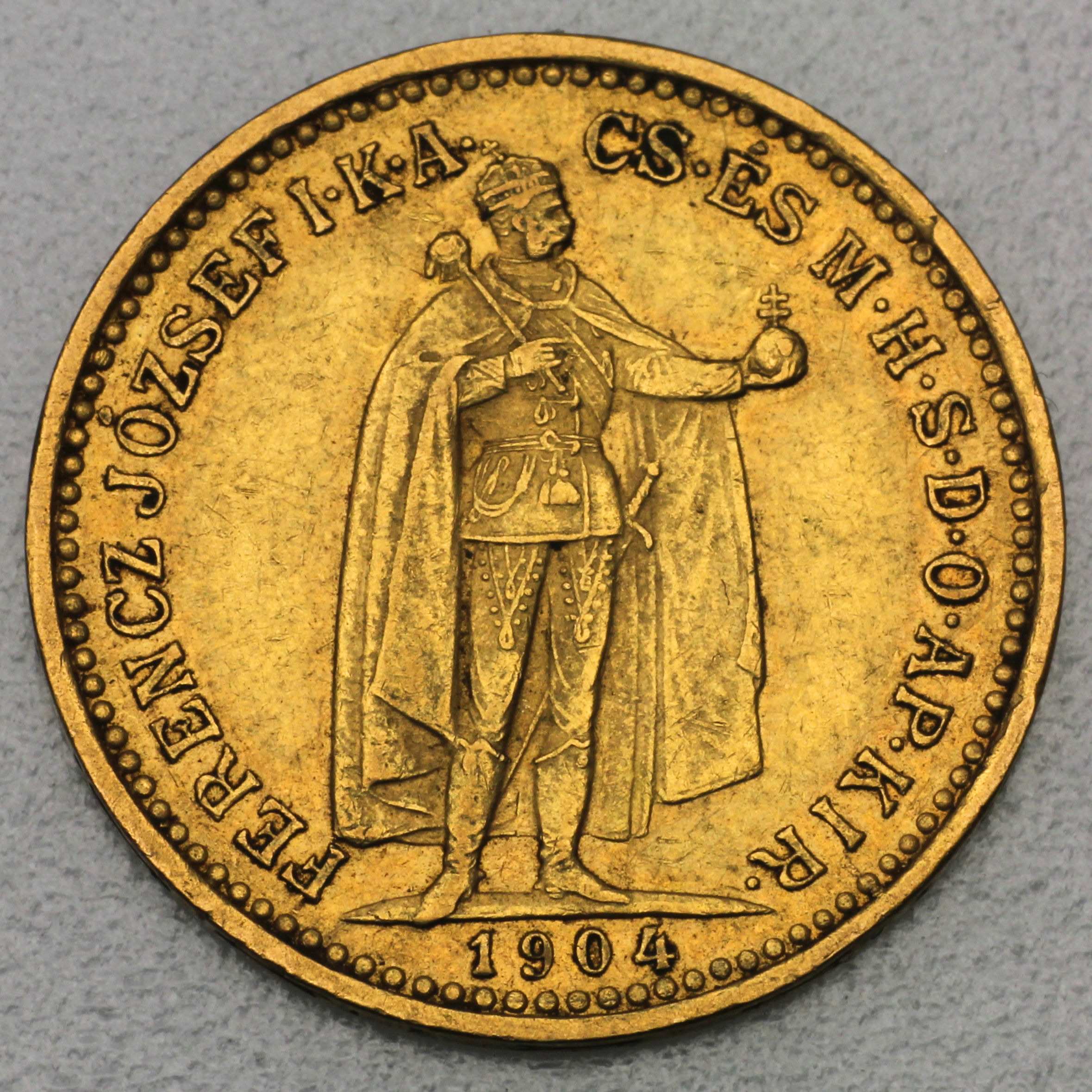 Goldmünze 10 Korona "Franz Joseph I." ver. Jahrg. Original- und Nachprägungen (Ungarn-Österreich) - Hauptansicht