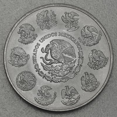 Silbermünze 2oz "Libertad" 2010 (Mexiko) - Miniaturansicht 2