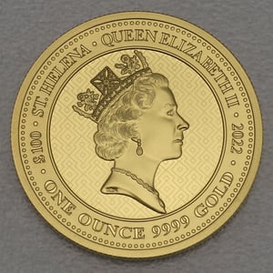 Goldmünze 1oz "Truth" 2022 The Queen s Virtues (St. Helena) - Miniaturansicht 2