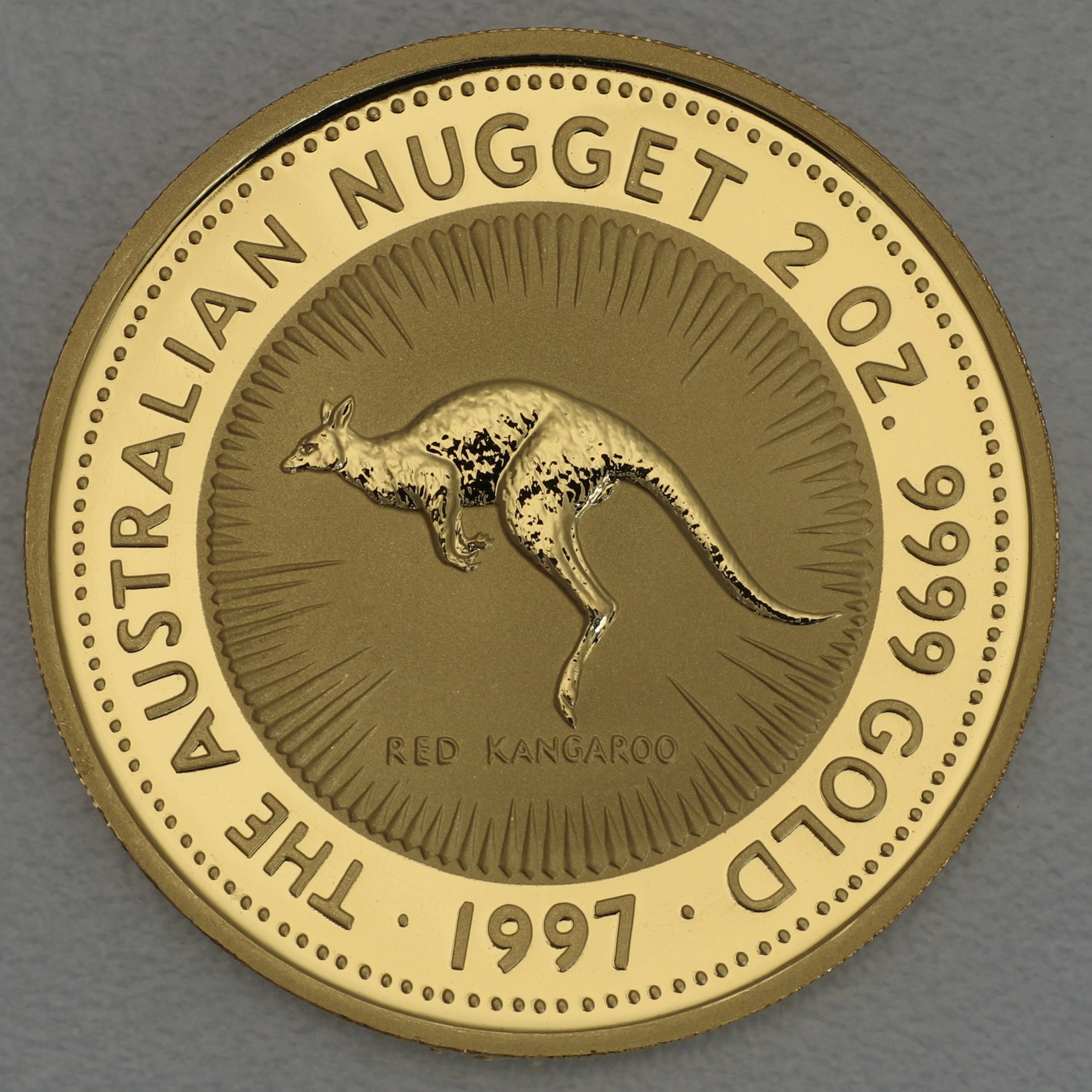 Goldmünze 2oz "Känguru" 1997 Australian Nugget (Australien) - Hauptansicht