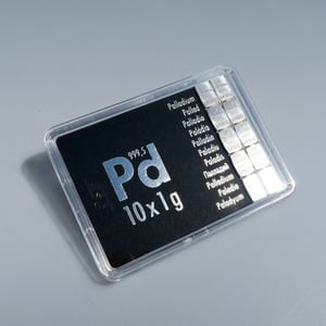 Palladiumtafel (10x 1g Feinpalladium) "CombiBar" - Miniaturansicht 4