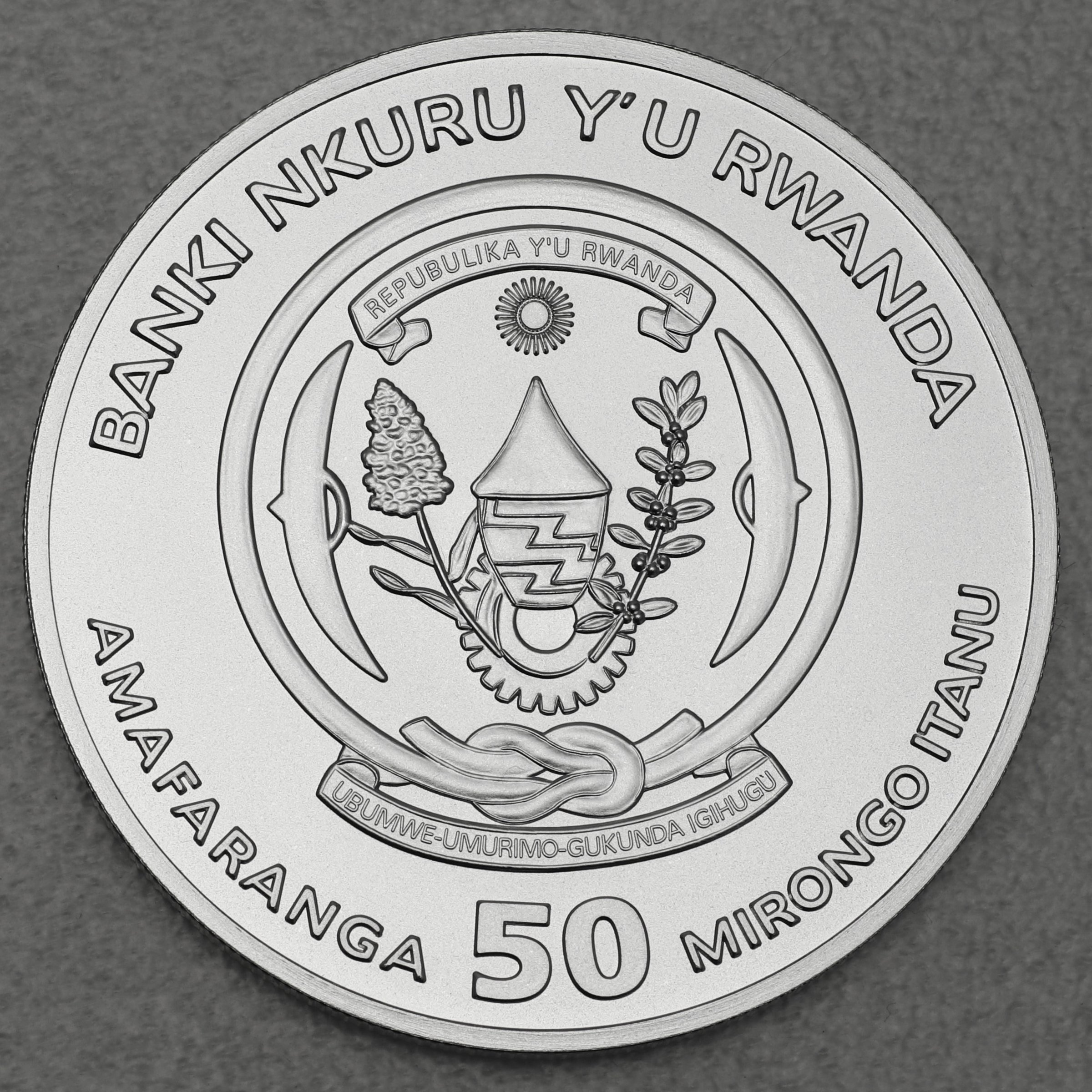 Silbermünze 1oz "Ochse" 2021 Lunar Ounce 19% (Ruanda) - Detailansicht 1