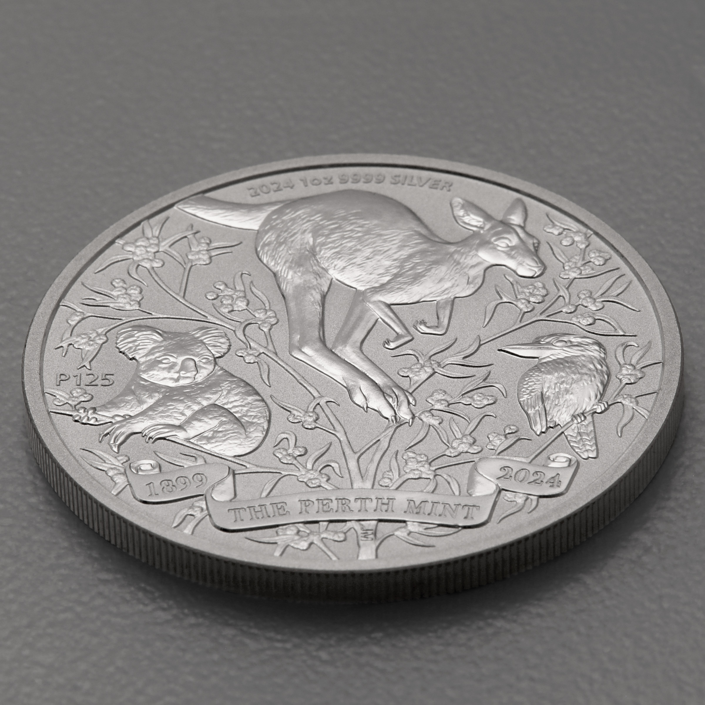 Silbermünze 1oz "The Perth Mint" 2024 125th Anniversary 19% (Australien) - Detailansicht 2