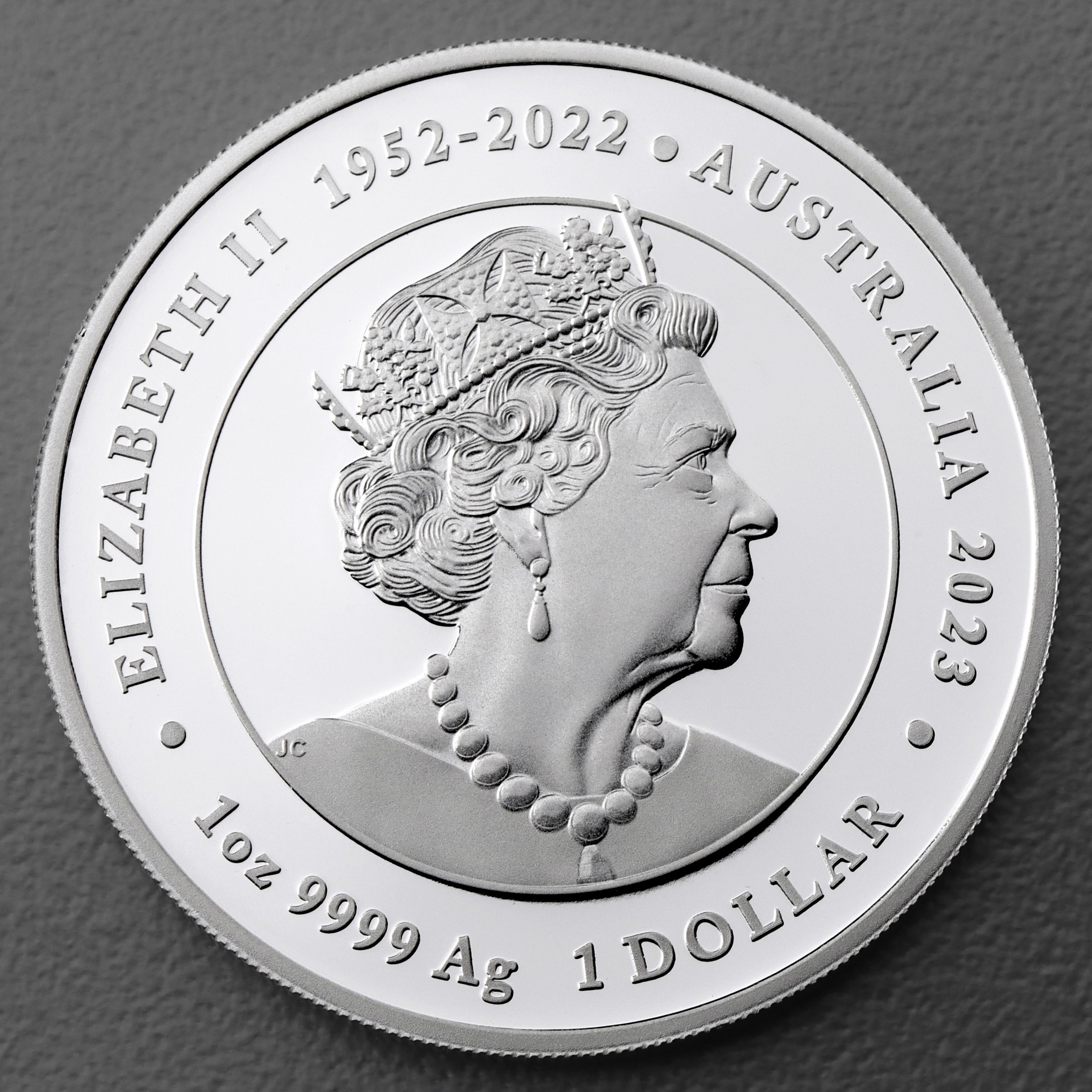 Silbermünze 1oz "One Love" 2023 (PP/koloriert) (Australien) - Detailansicht 1