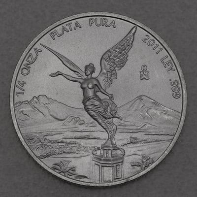 Silbermünze 1/4oz "Libertad" 2011 (Mexiko) - Miniaturansicht 1