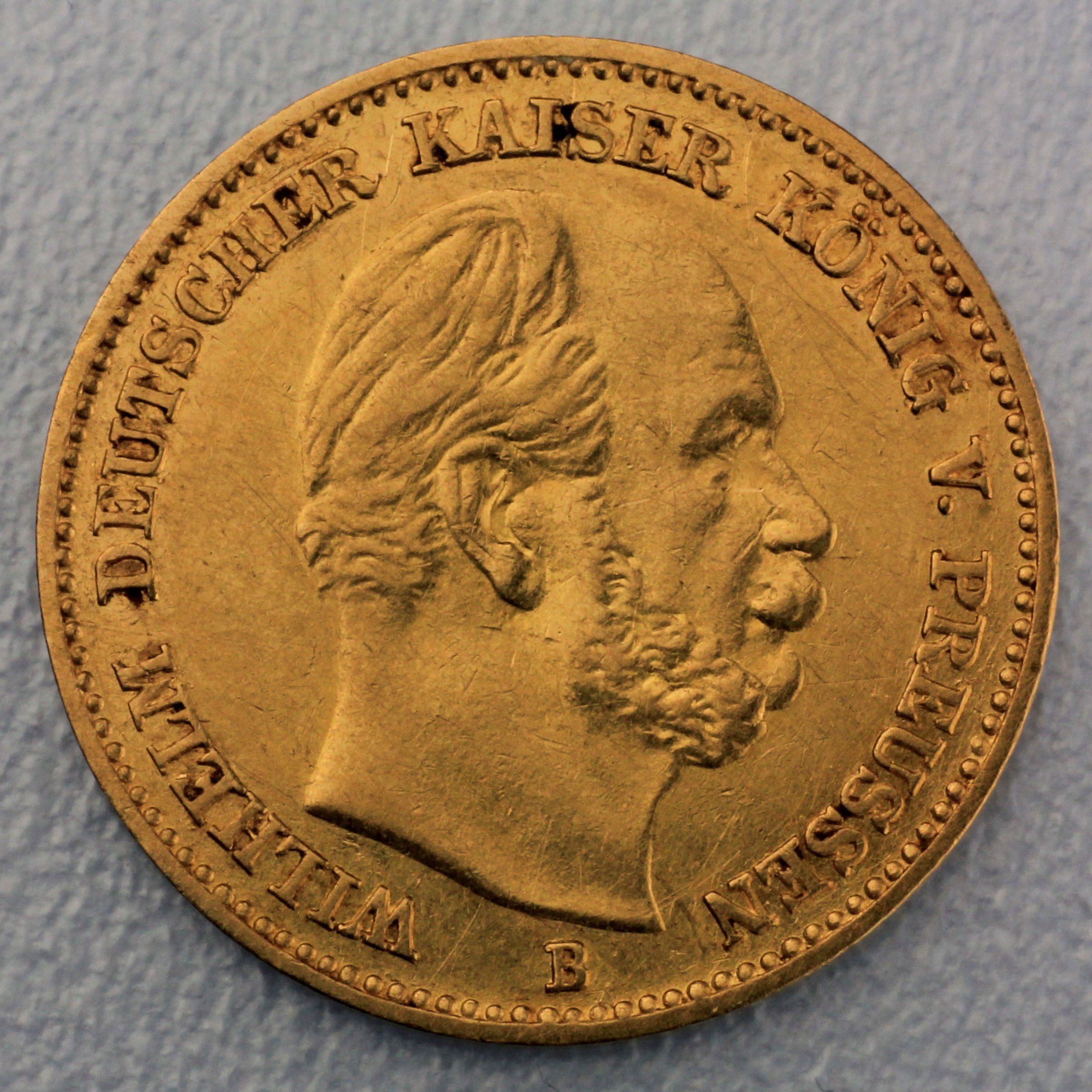 Goldmünze 5 Mark "Wilhelm I." (Preußen) - Hauptansicht