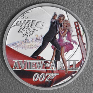 Silbermünzen 1oz +7 x 1/2oz "Roger Moore" 2024 (PP/kol./verg.) Set – 8-teilig James Bond (Tuvalu) - Miniaturansicht 3
