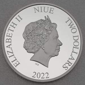 Silbermünze 1oz "Frozen" 2022 Disney (Niue) - Miniaturansicht 2