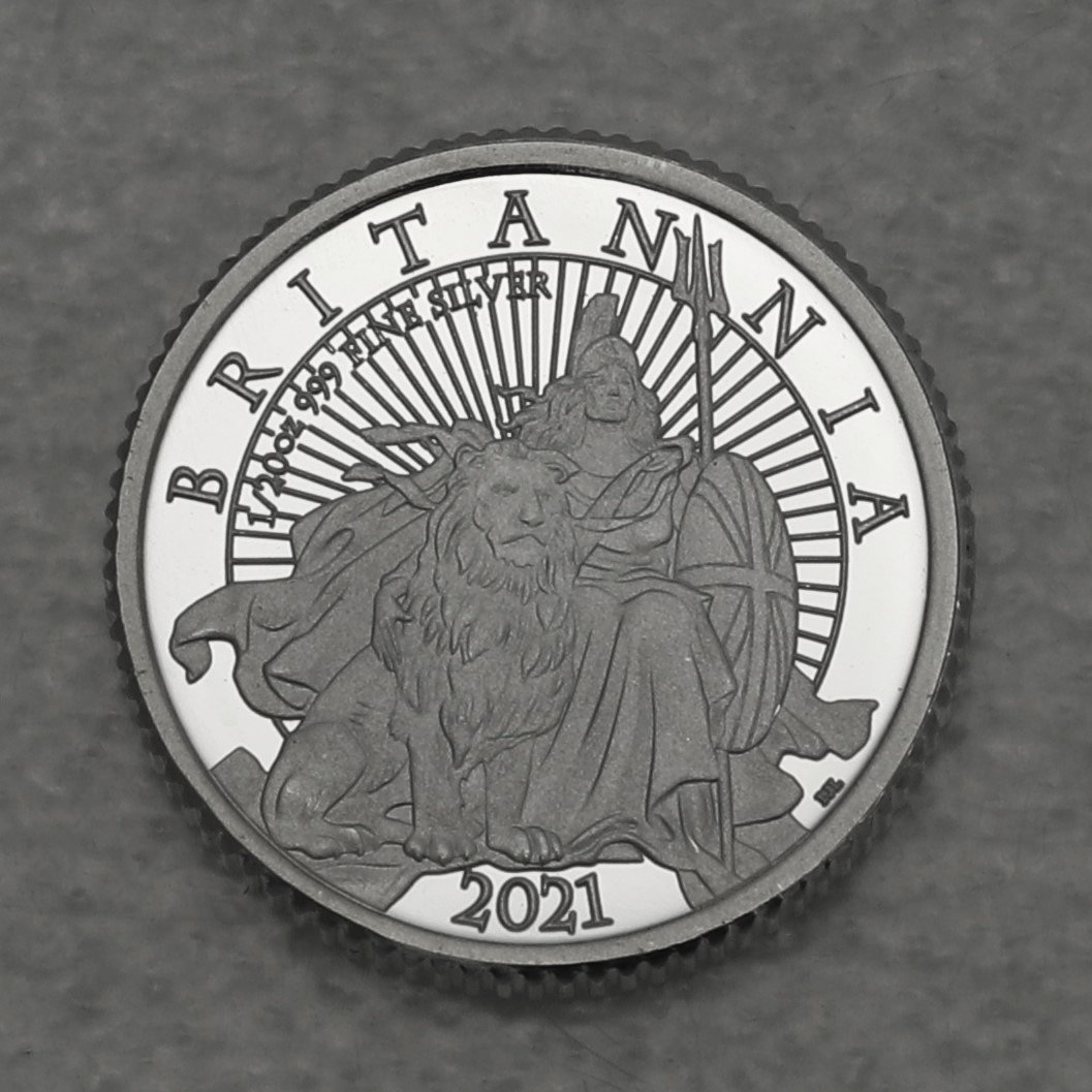 Silbermünzen "Britannia" 2021 (PP) Set – 6-teilig (Großbritannien) - Detailansicht 8