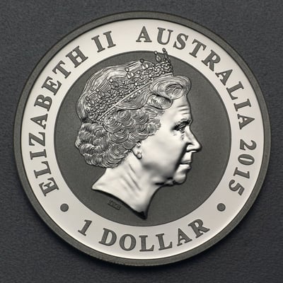 Silbermünze 1oz "Kookaburra" 2015 (Australien) - Miniaturansicht 2
