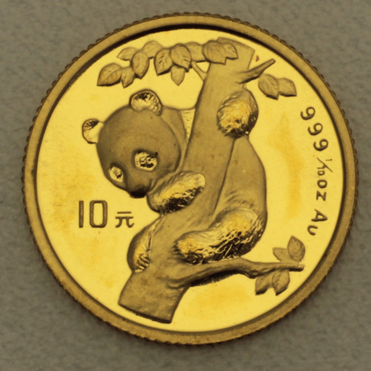 Goldmünze 1/10oz "Panda" 1996 (China) - Hauptansicht