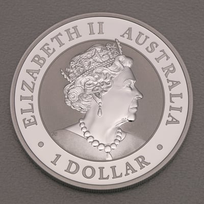 Silbermünze 1oz "Känguru" 2019 (vergoldet) (Australien) - Miniaturansicht 2