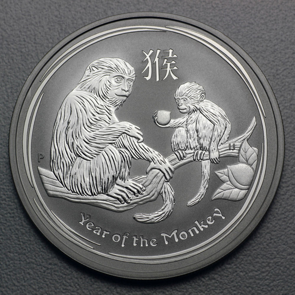 Silbermünze 1oz "Affe" 2016 Lunar II – Year of the Monkey (Australien) - Hauptansicht