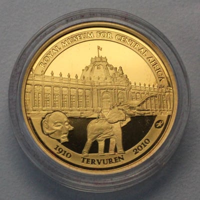 Goldmünze 50 Euro "Afrikanisches Museum" 2010 (Belgien) - Miniaturansicht 1
