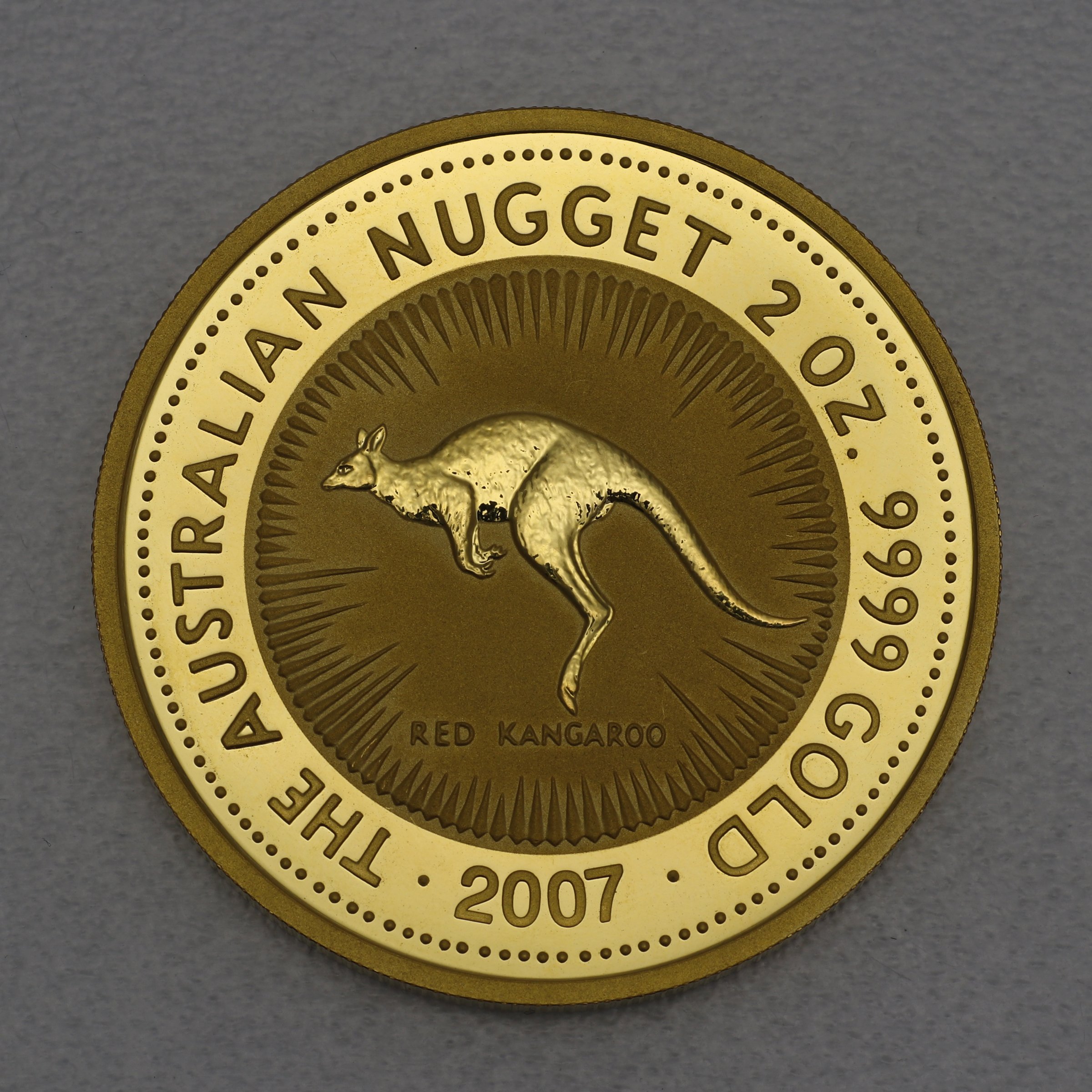 Goldmünze 2oz "Känguru" 2007 Australian Nugget (Australien) - Hauptansicht