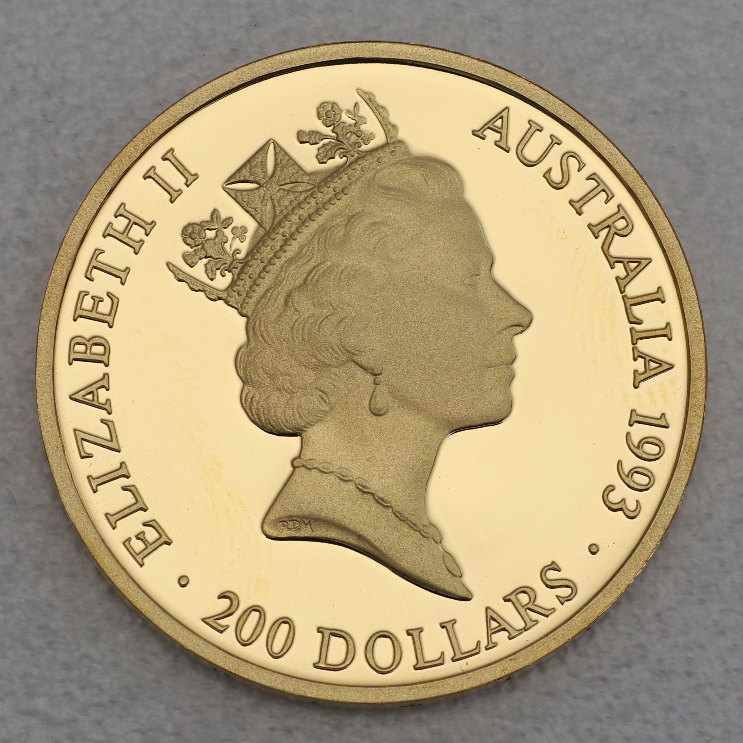 Goldmünze 200 Dollar "Olympiade" 1993 (Australien) - Detailansicht 1