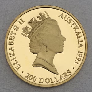 Goldmünze 200 Dollar "Olympiade" 1993 (Australien) - Miniaturansicht 2