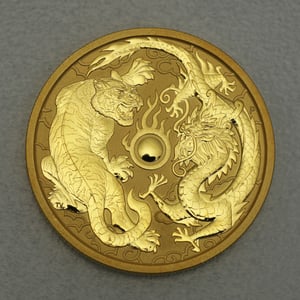 Goldmünze 1oz "Dragon+Tiger" 2019 Chinese Myths & Legends (Australien) - Hauptansicht