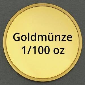 Goldmünze 1/100oz "Anlagegoldmünze" (diverse Hersteller) - Hauptansicht