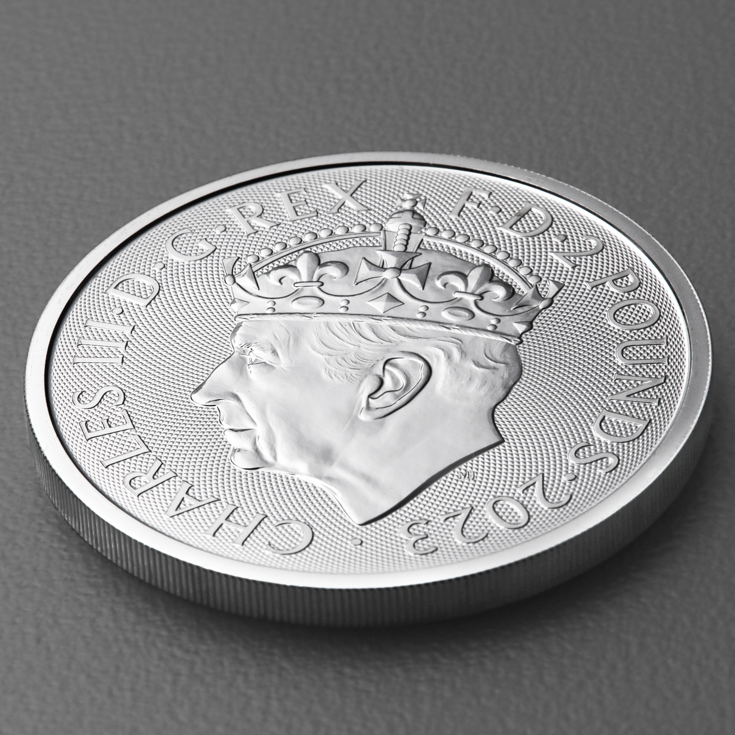 Silbermünze 1oz "Britannia" 2023 Krönung Charles III. 19% (Großbritannien) - Detailansicht 3