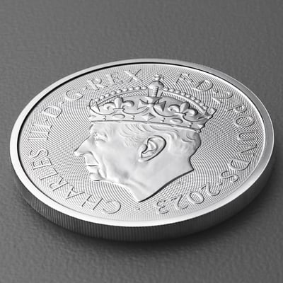 Silbermünze 1oz "Britannia" 2023 Krönung Charles III. 19% (Großbritannien) - Miniaturansicht 4