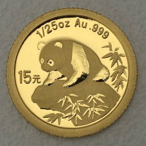 Goldmünze 1/25oz "Panda" 2007 versch. Motive (China) - Miniaturansicht 21