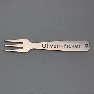 Gourmet-Gabel "Oliven-Picker" Sterling-Silber - Hauptansicht