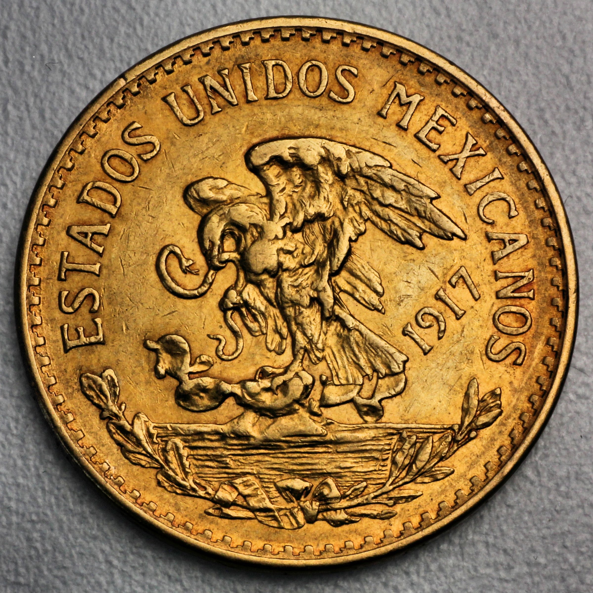 Goldmünze 20 Pesos "Aztekenkalender" Centenario (Mexiko) - Detailansicht 1
