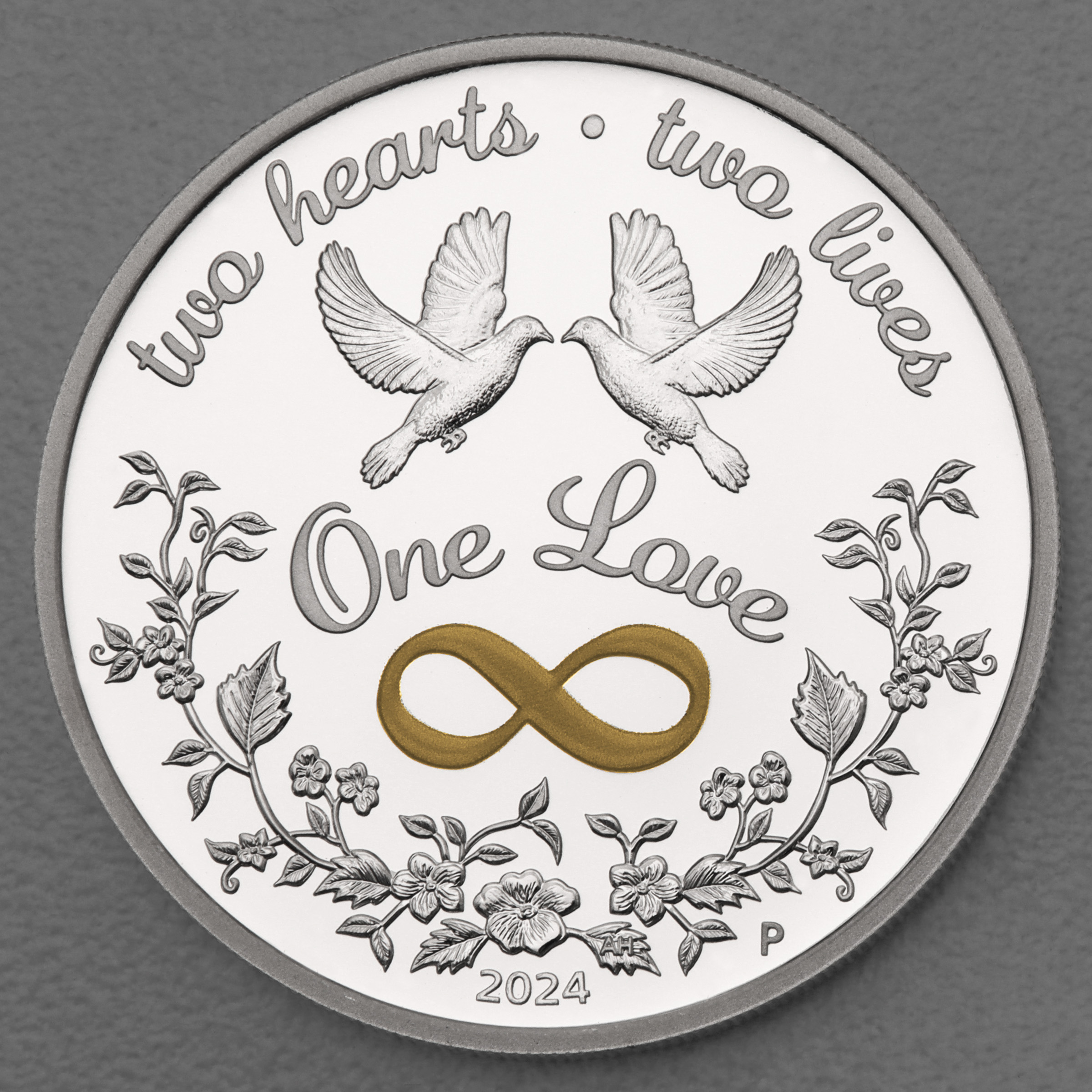 Silbermünze 1oz "One Love" 2024 (PP/koloriert) (Australien) - Hauptansicht
