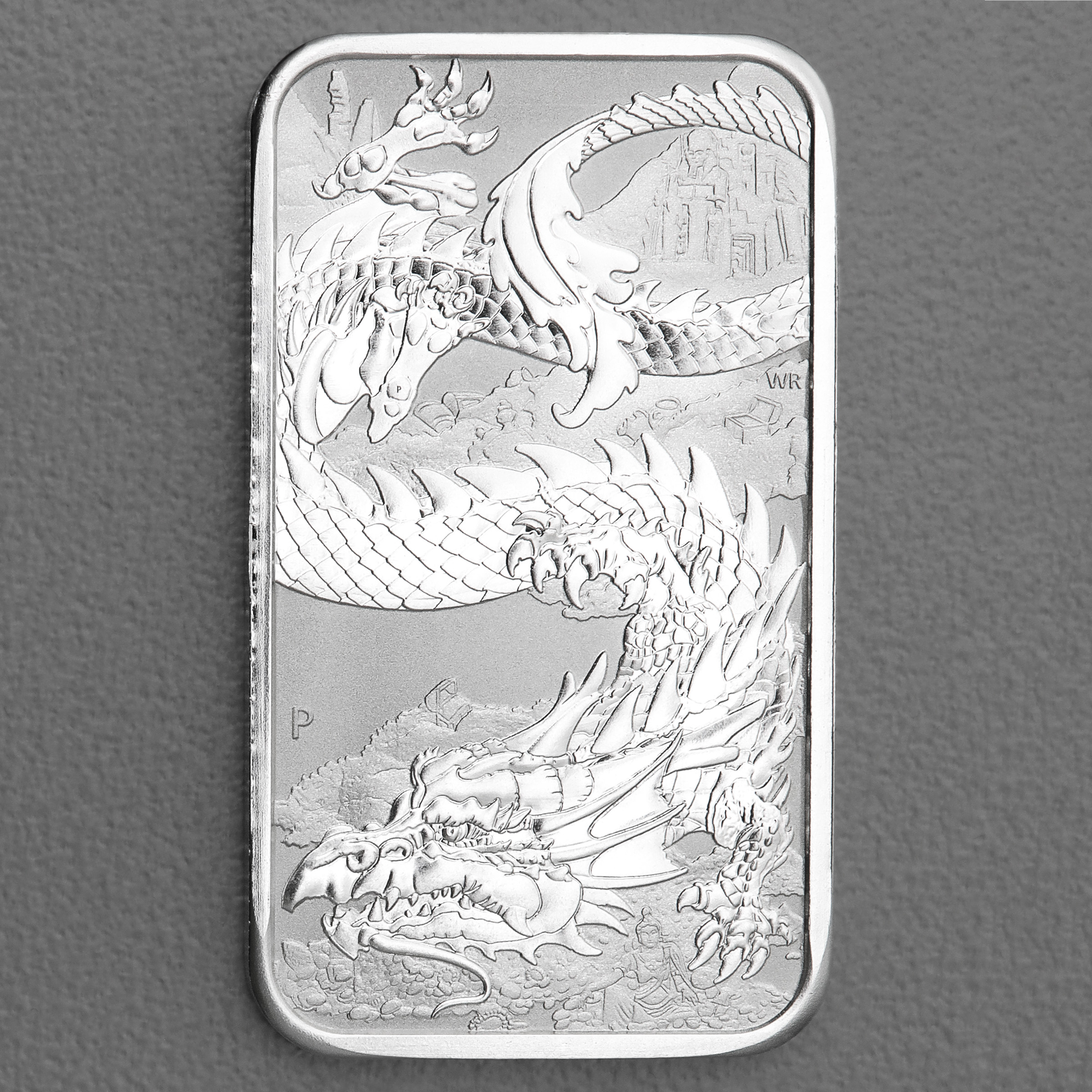 Silber Münzbarren 1oz "Rectangular Dragon" 2023 19% (Australien) - Hauptansicht
