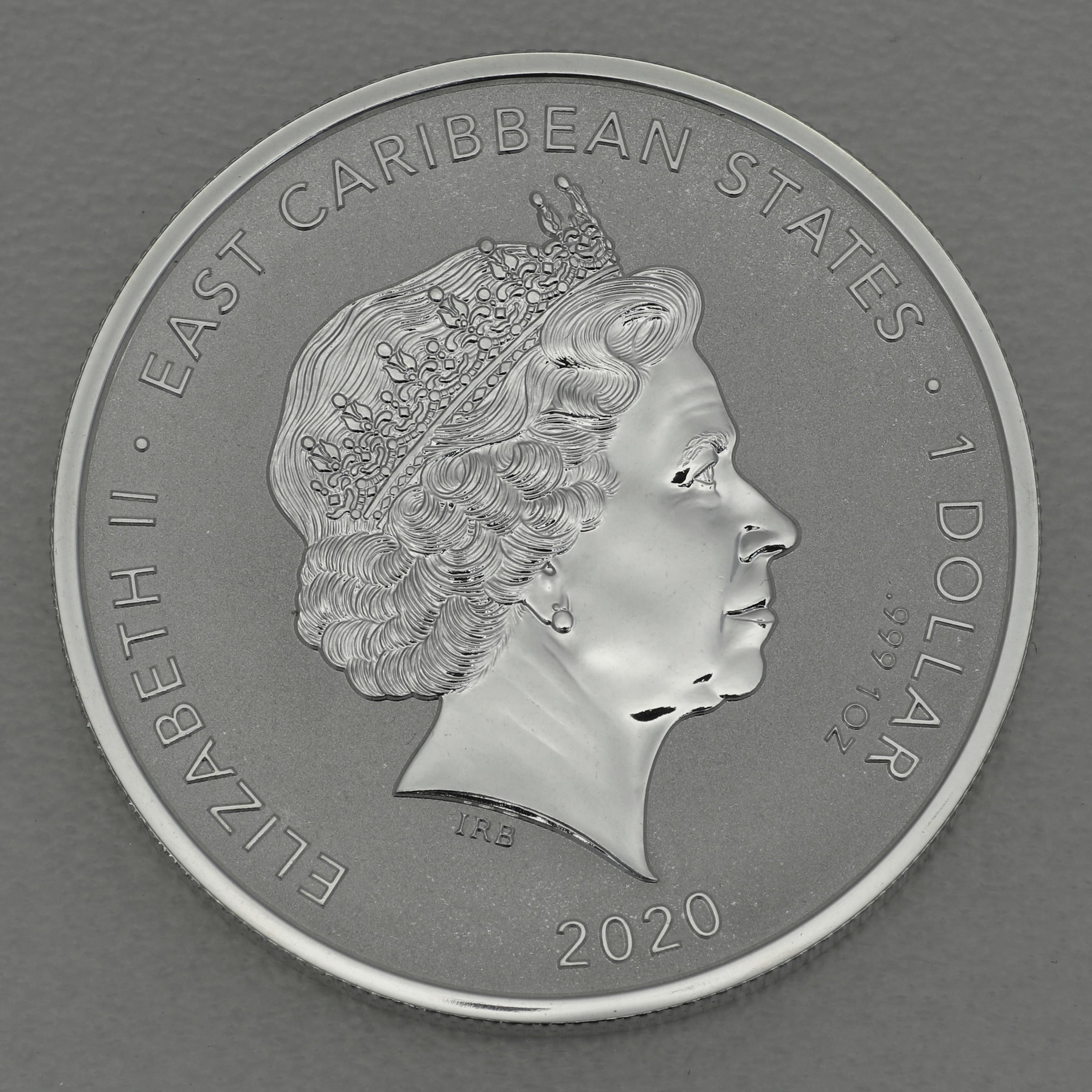 Silbermünze 1oz "Gecko" 2020 (vergoldet) Eastern Caribbean 8 (Anguilla) - Detailansicht 1