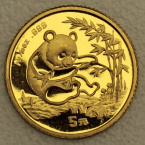 Goldmünze 1/20oz "Panda" 1994 (China) - Hauptansicht