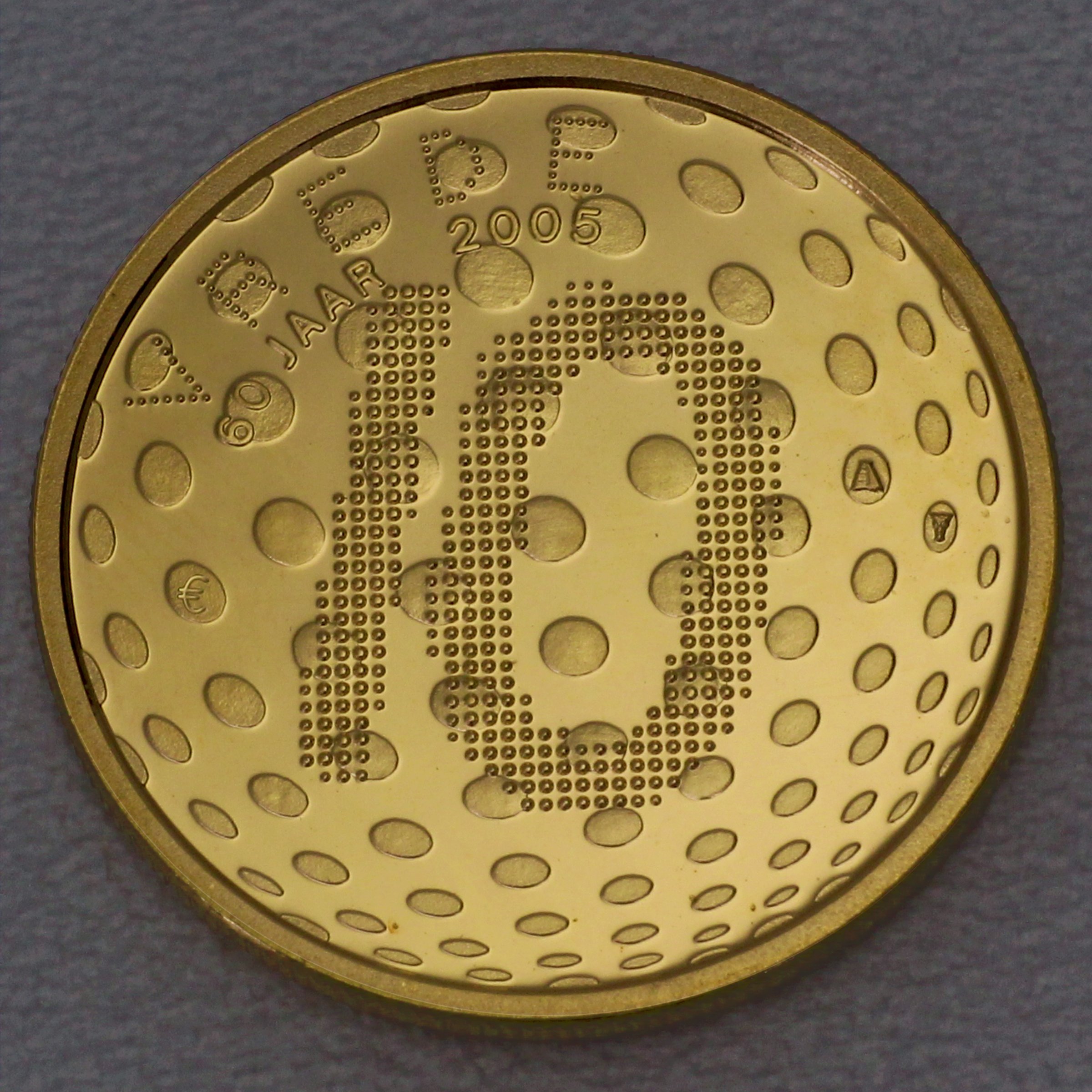 Goldmünze 10 Euro "Frieden und Freiheit" 2005 (Niederlande) - Detailansicht 1