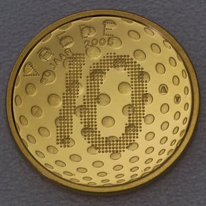 Goldmünze 10 Euro "Frieden und Freiheit" 2005 (Niederlande) - Miniaturansicht 2