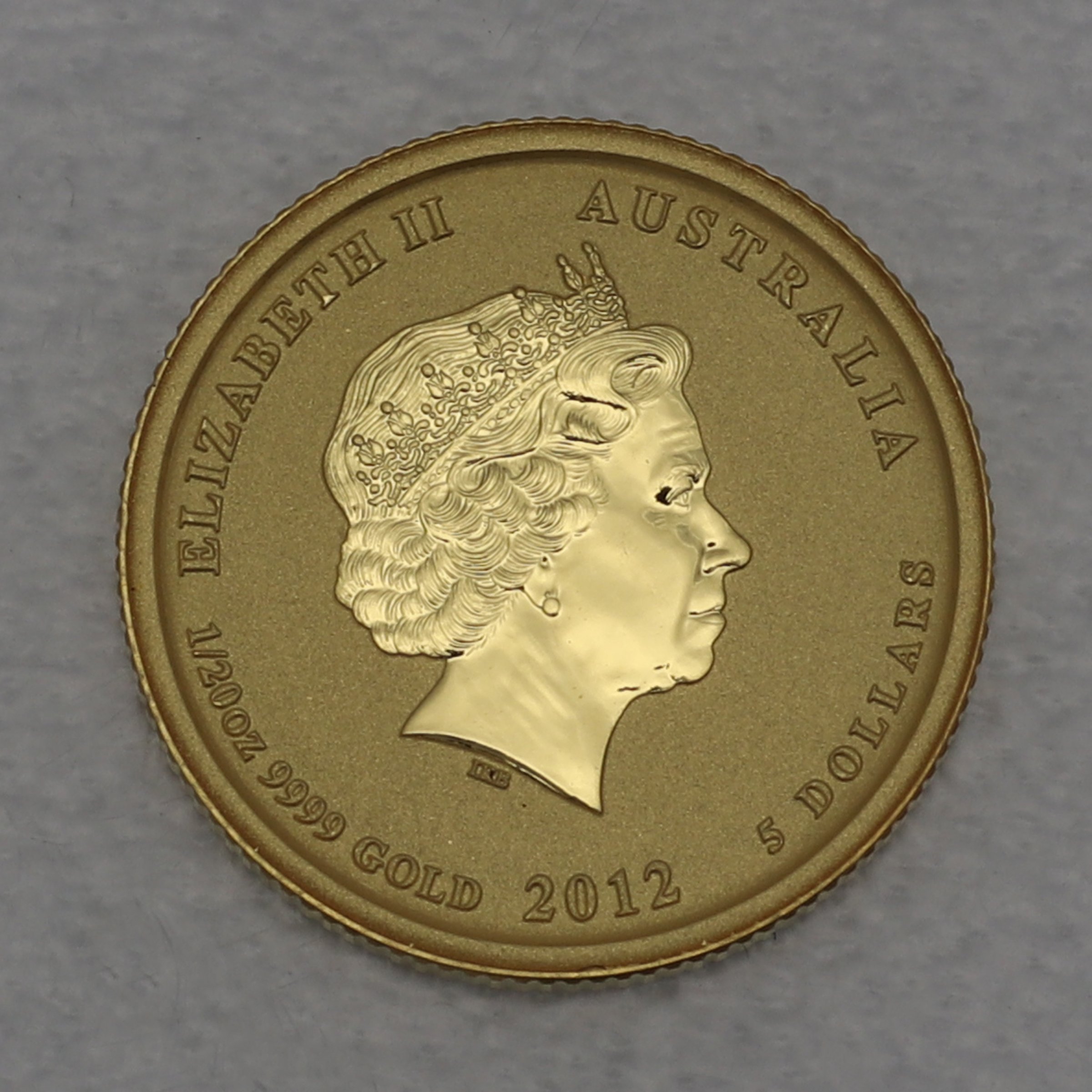Goldmünze 1/20oz "Drache" 2012 Lunar II – Year of the Dragon (Australien) - Detailansicht 1