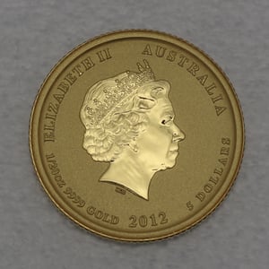 Goldmünze 1/20oz "Drache" 2012 Lunar II – Year of the Dragon (Australien) - Miniaturansicht 2