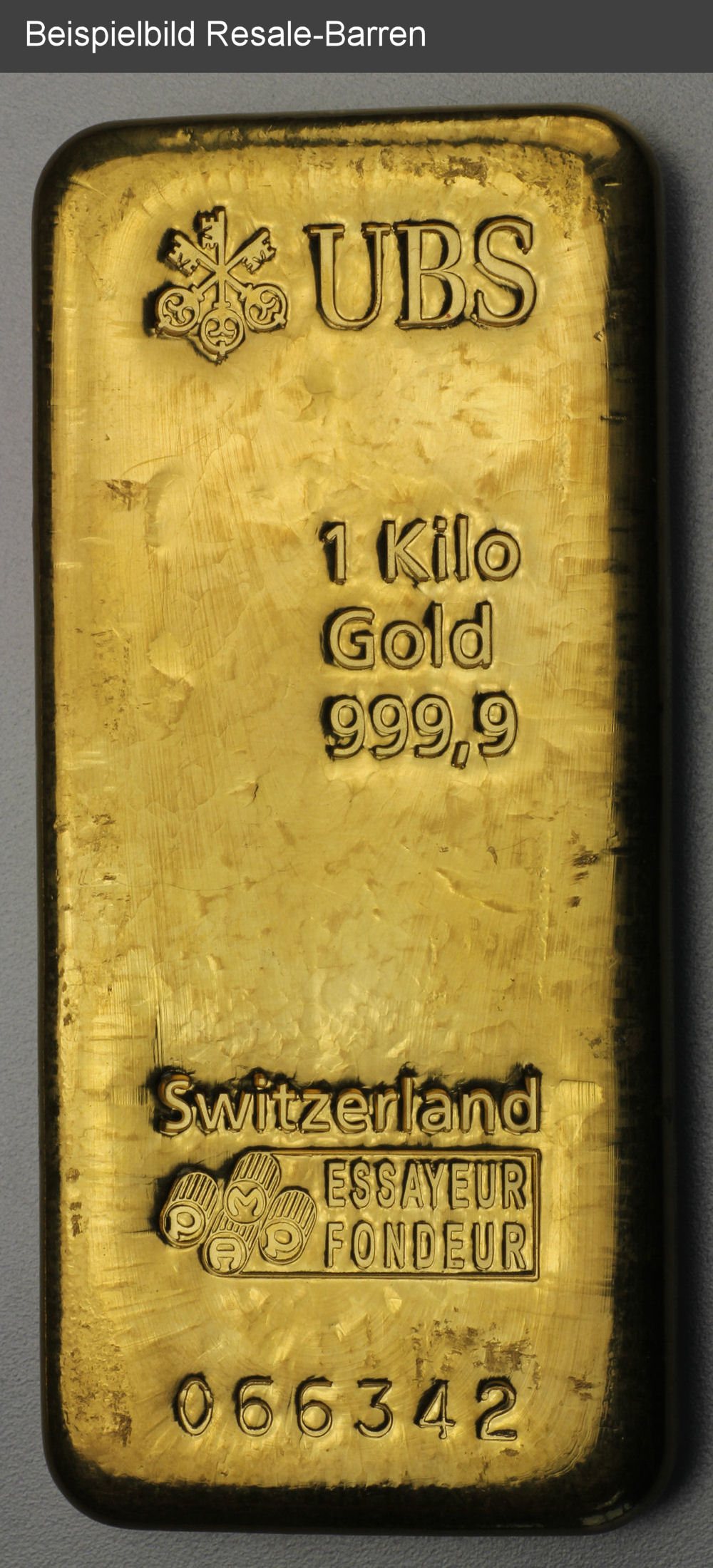 Goldbarren 1000g "Resale" (div. Hersteller) - Detailansicht 2