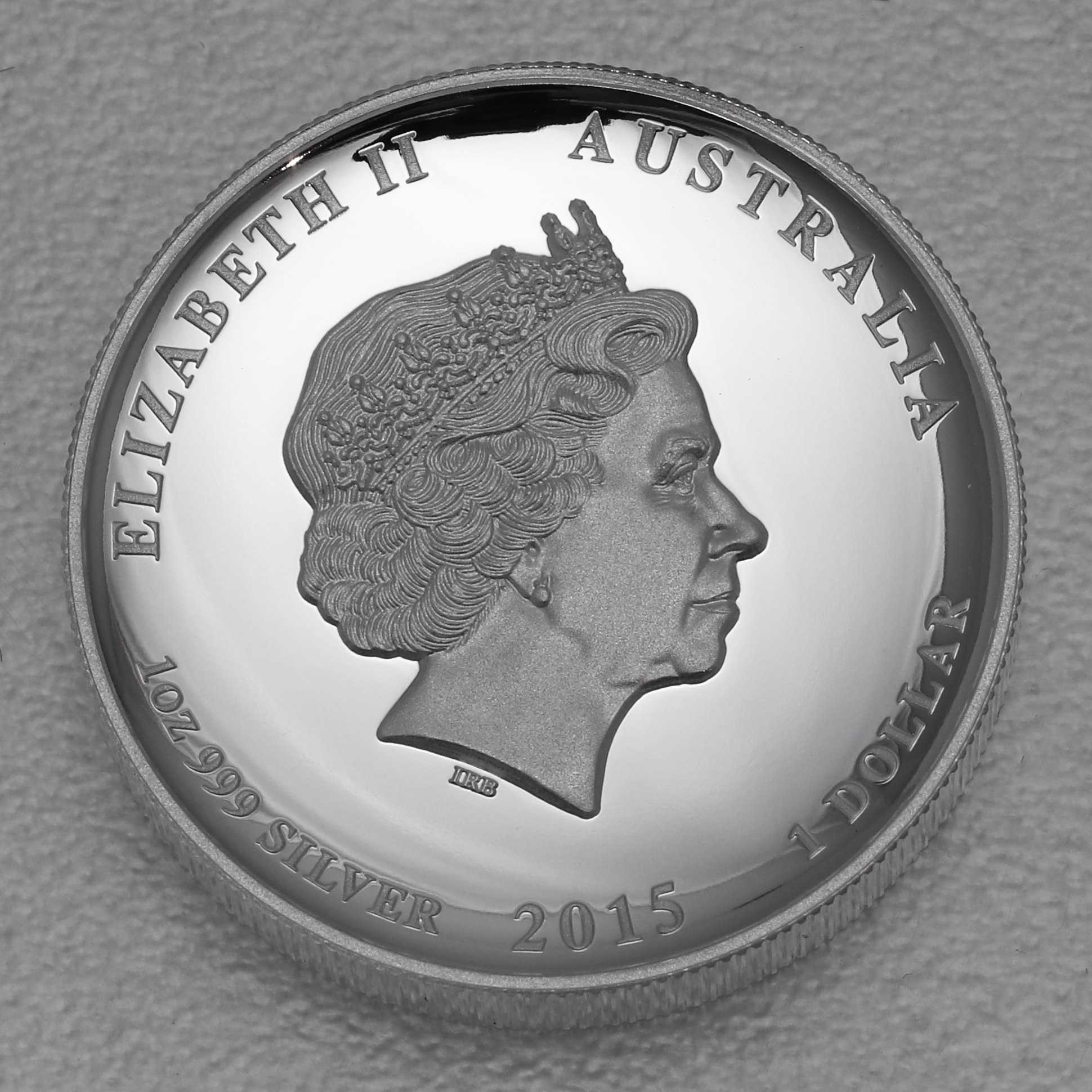 Silbermünze 1oz "Ziege" 2015 (PP/HR) Lunar II – Year of the Goat (Australien) - Detailansicht 1