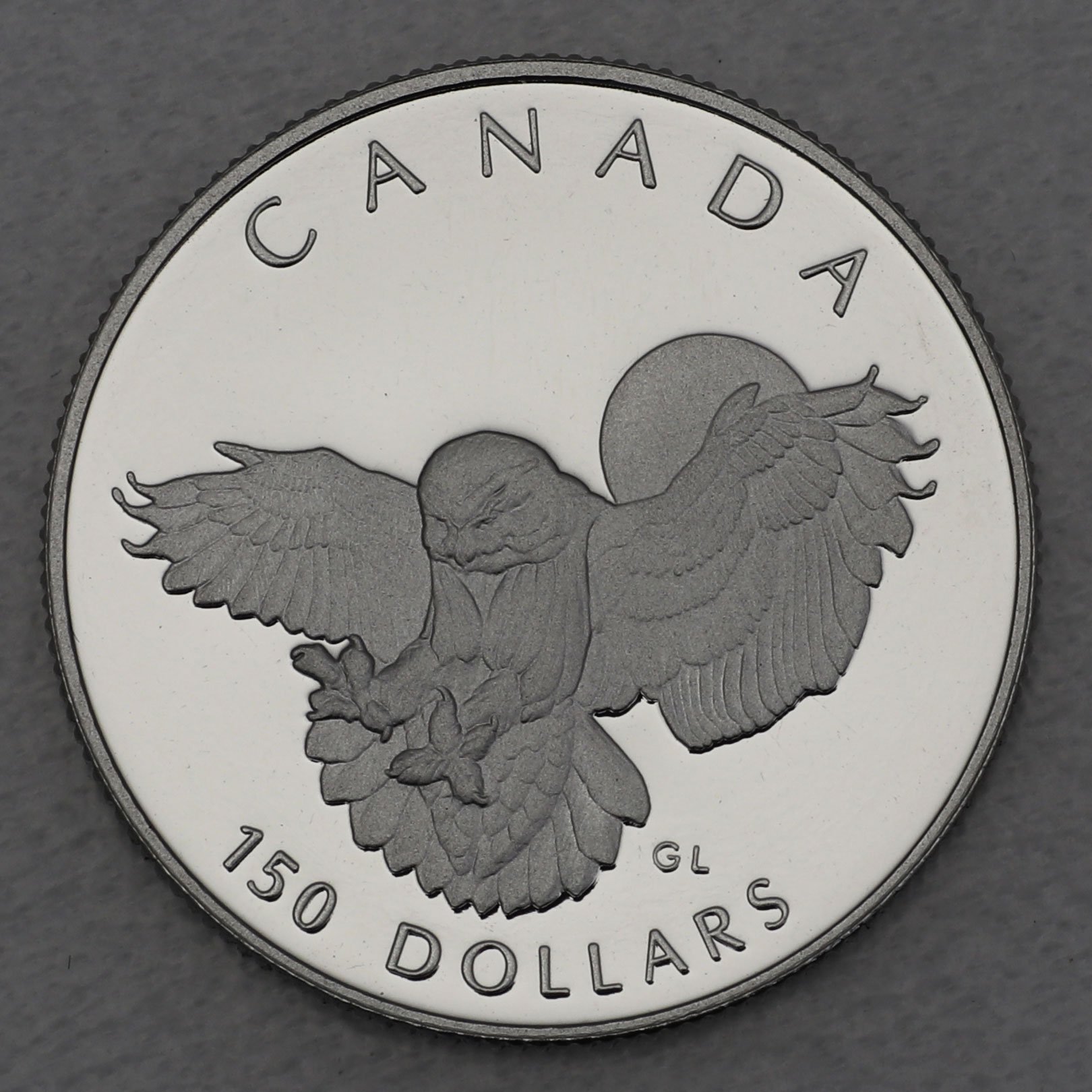 Platinmünze 1/2oz "Snowy Owl" 1991 Wildlife Canada (Kanada) - Hauptansicht